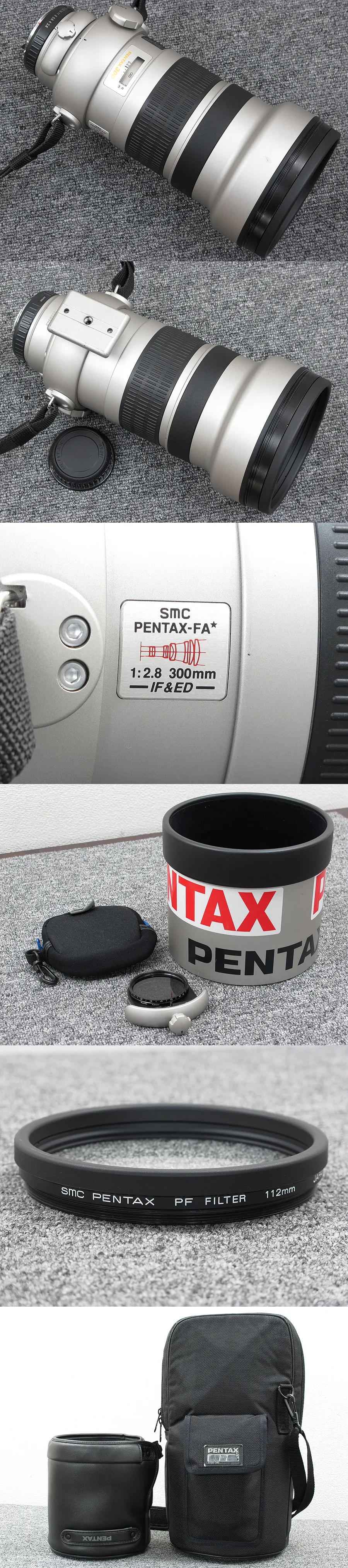 PENTAX ズームレンズ　箱付き ペンタックス PENTAX FA☆300mm F2.8 ED [IF] ケース付 @34153｜中古